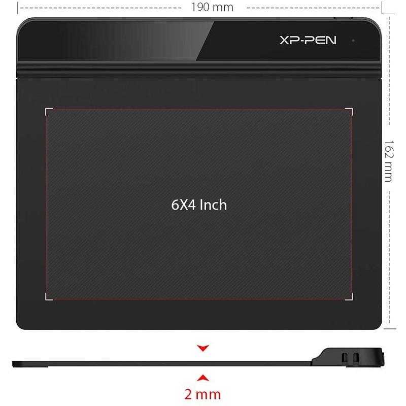XP-PEN Star G640 Graphics Tablet , قلم نوری ایکس پی پن مدل G640 - مشکی ...